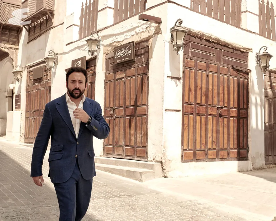 Yasir Alsaggaf photographed in Al-Balad for Esquire Saudi