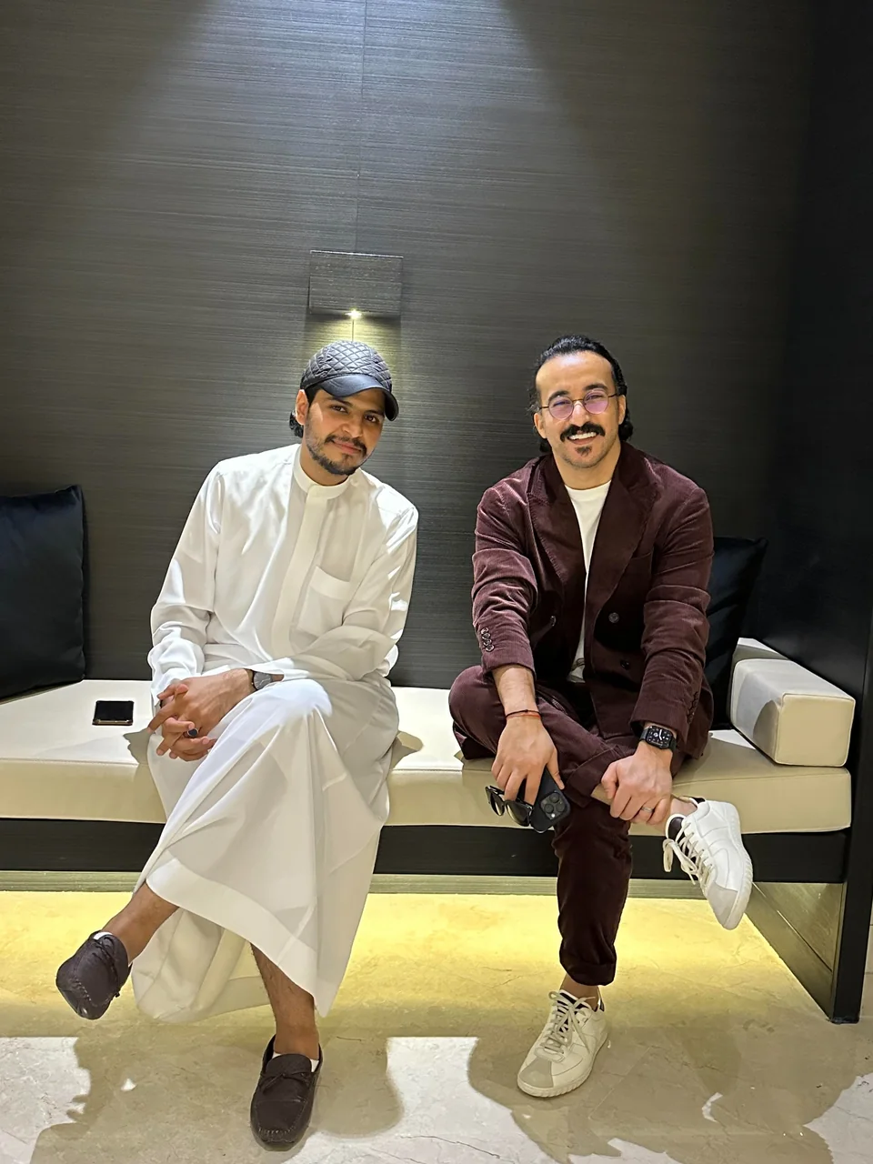 Othman Sunbul with an Esquire interview subject