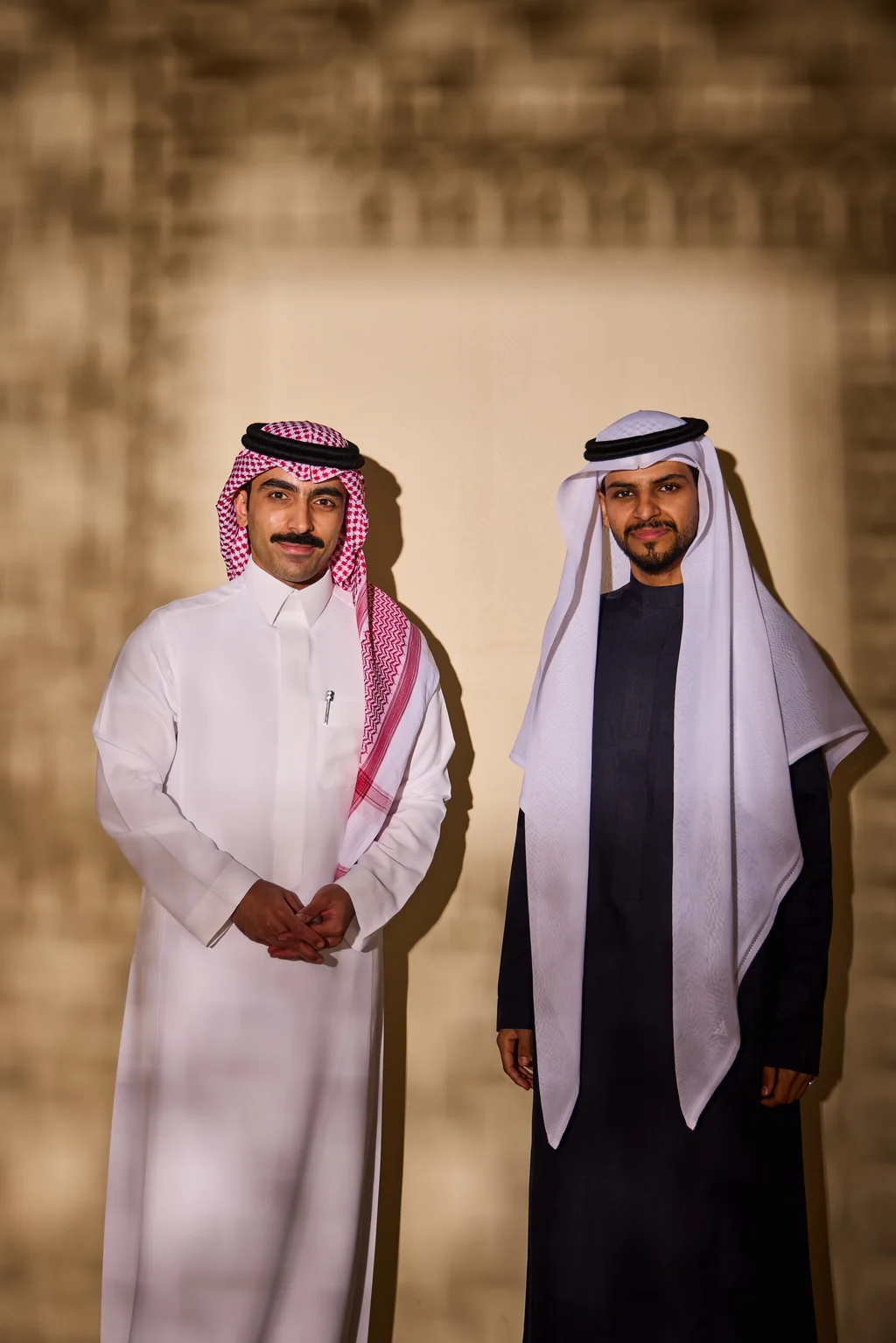 Othman Sunbul with a guest in a Red Sea cultural-event setting