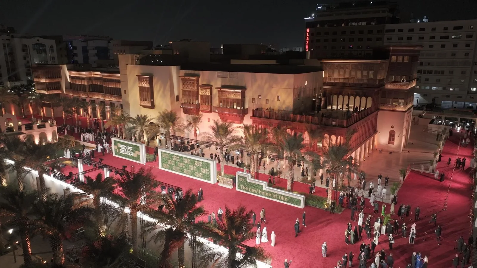 Red Sea Festival red-carpet media operations in Al-Balad, Jeddah